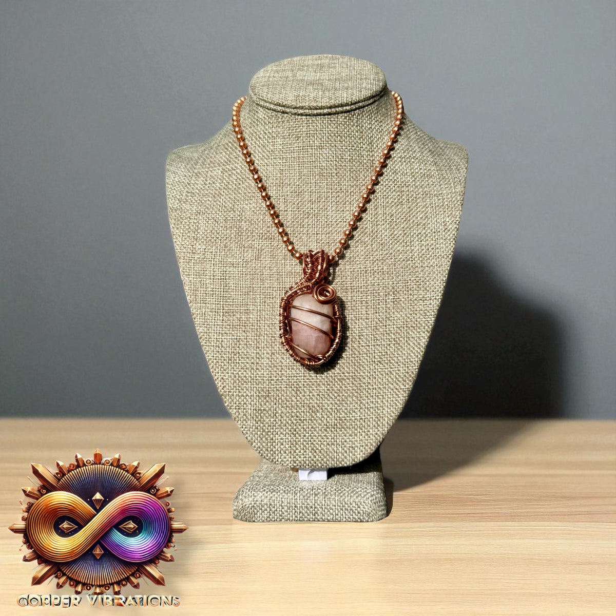 Rose Calcite Necklace