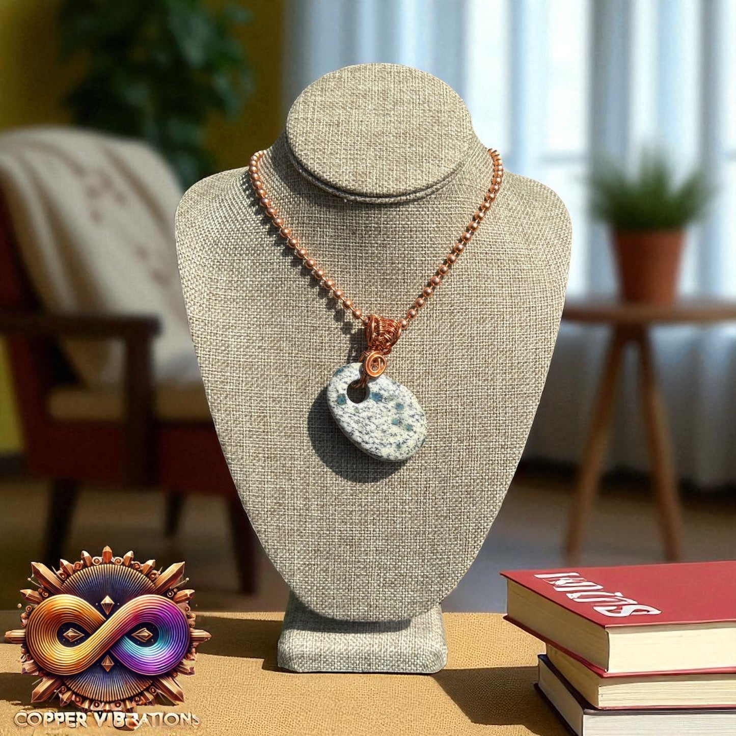 K2 Jasper Donut Necklace