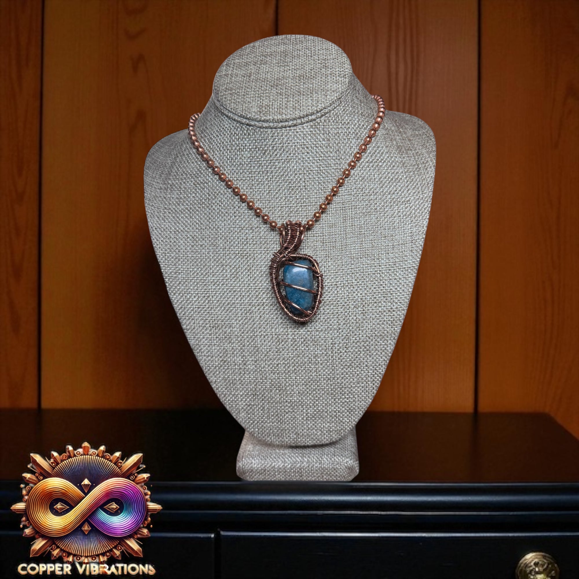 Blue Apatite Necklace #1