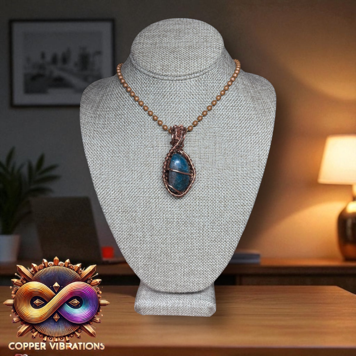 Blue Apatite Necklace