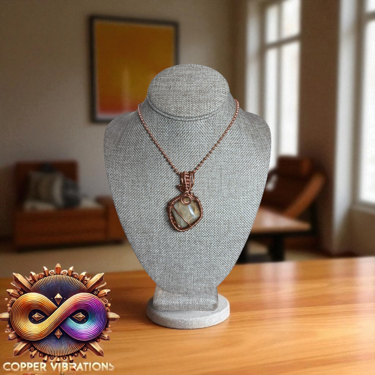 Banded Onyx Necklace