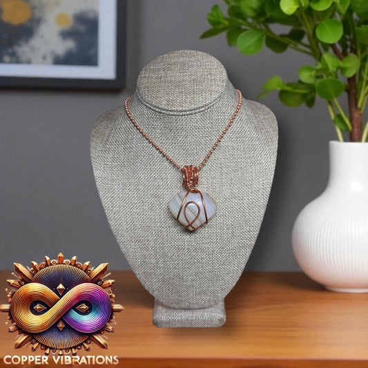 Banded Onyx Heart Necklace