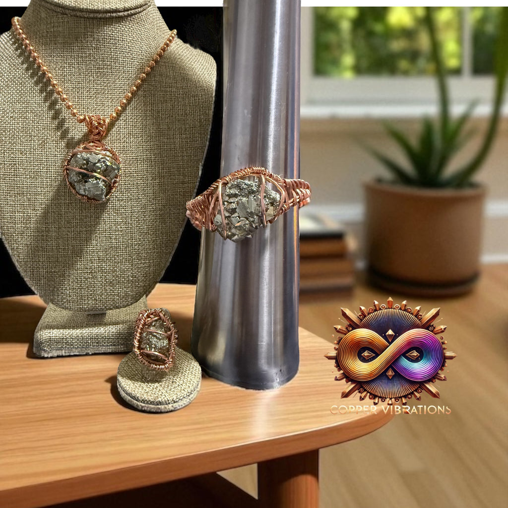 Chunky Pyrite Jewelry