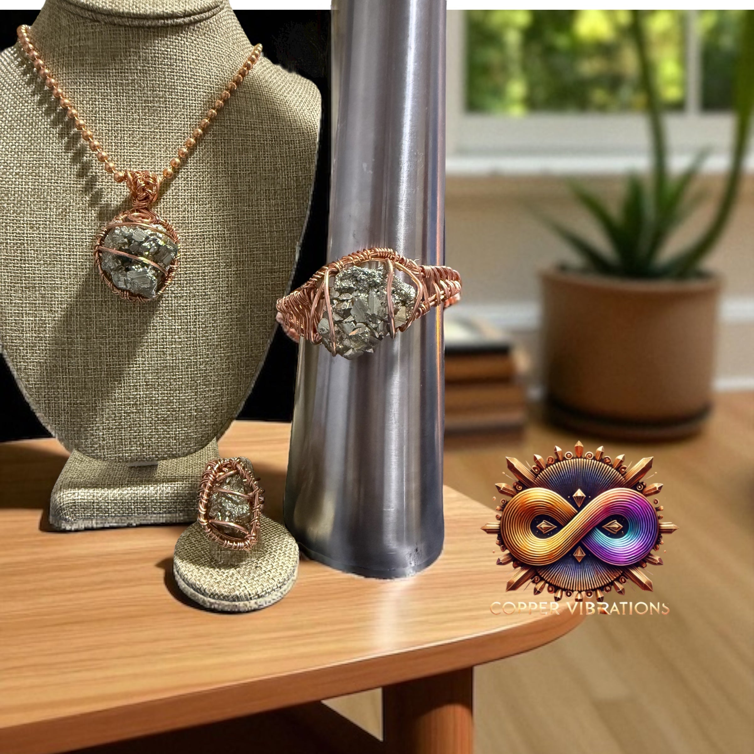 Chunky Pyrite Jewelry