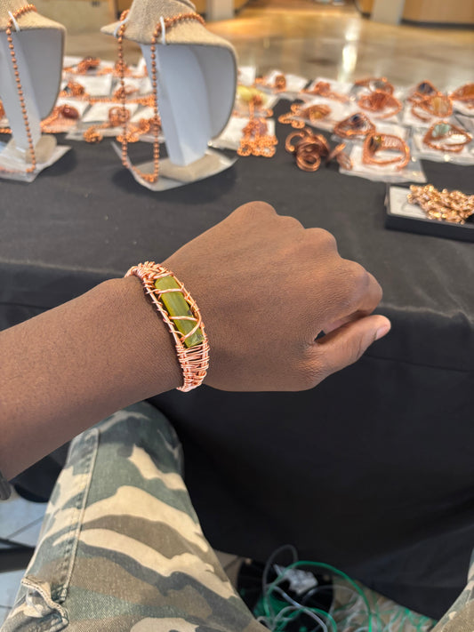 Jade Mini Wand Bracelet Cuff