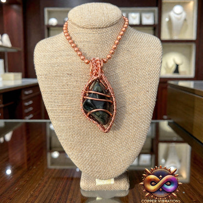 Kabamba Jasper 24” Copper Necklace