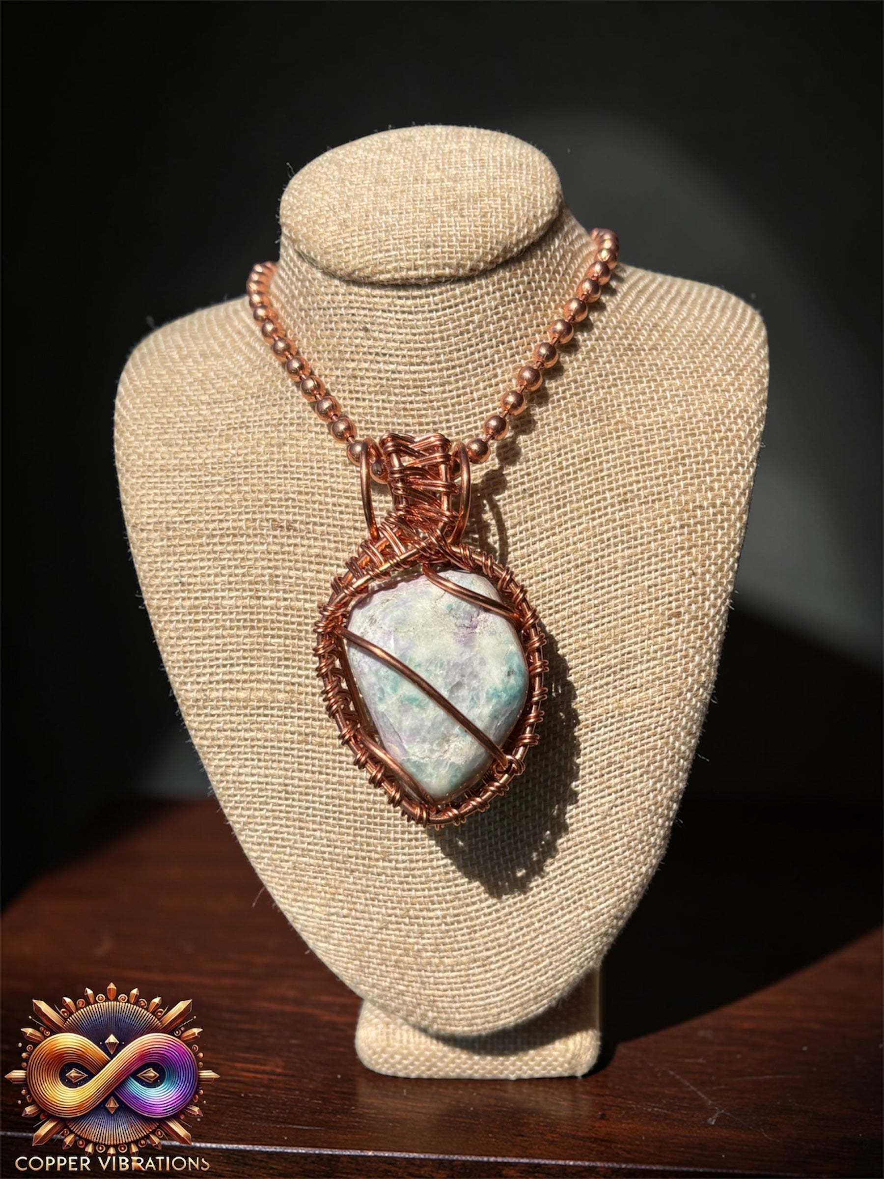 Hackmanite 24” Cooper Necklace