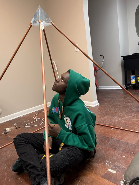 5ft Copper Pyramid