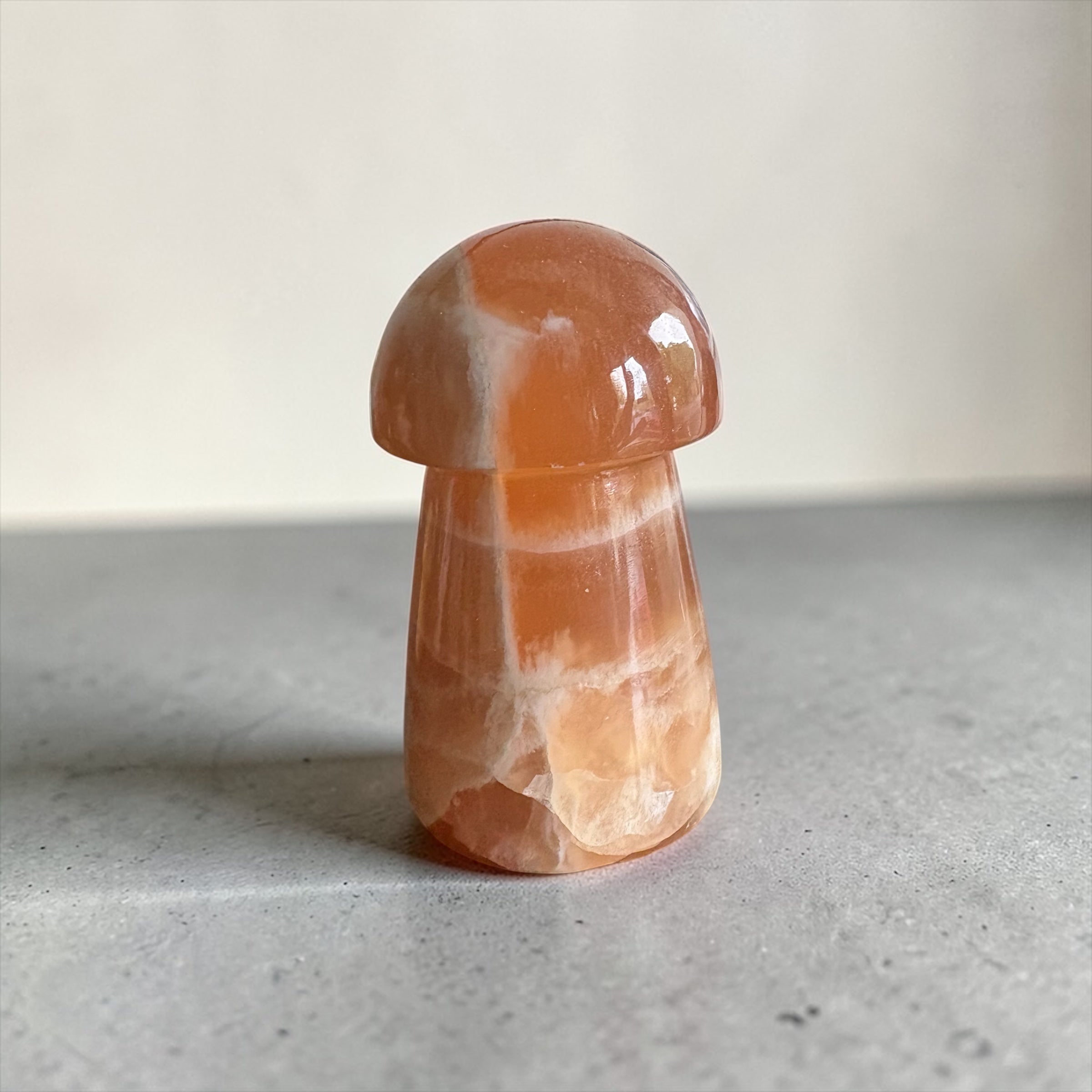 Honey Calcite 2.5” Mushroom (High Quality)