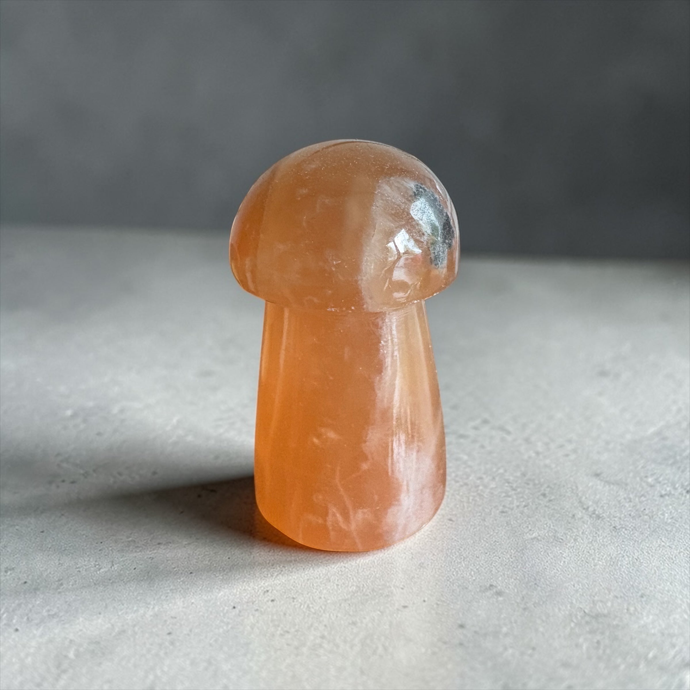 Honey Calcite 2.5” Mushroom (High Quality)