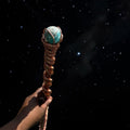 Copper Crystal Sphere Walking Cane