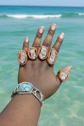 Chunky Clear Quartz Ring