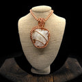 Clear Quartz Cluster 24” Copper Necklace