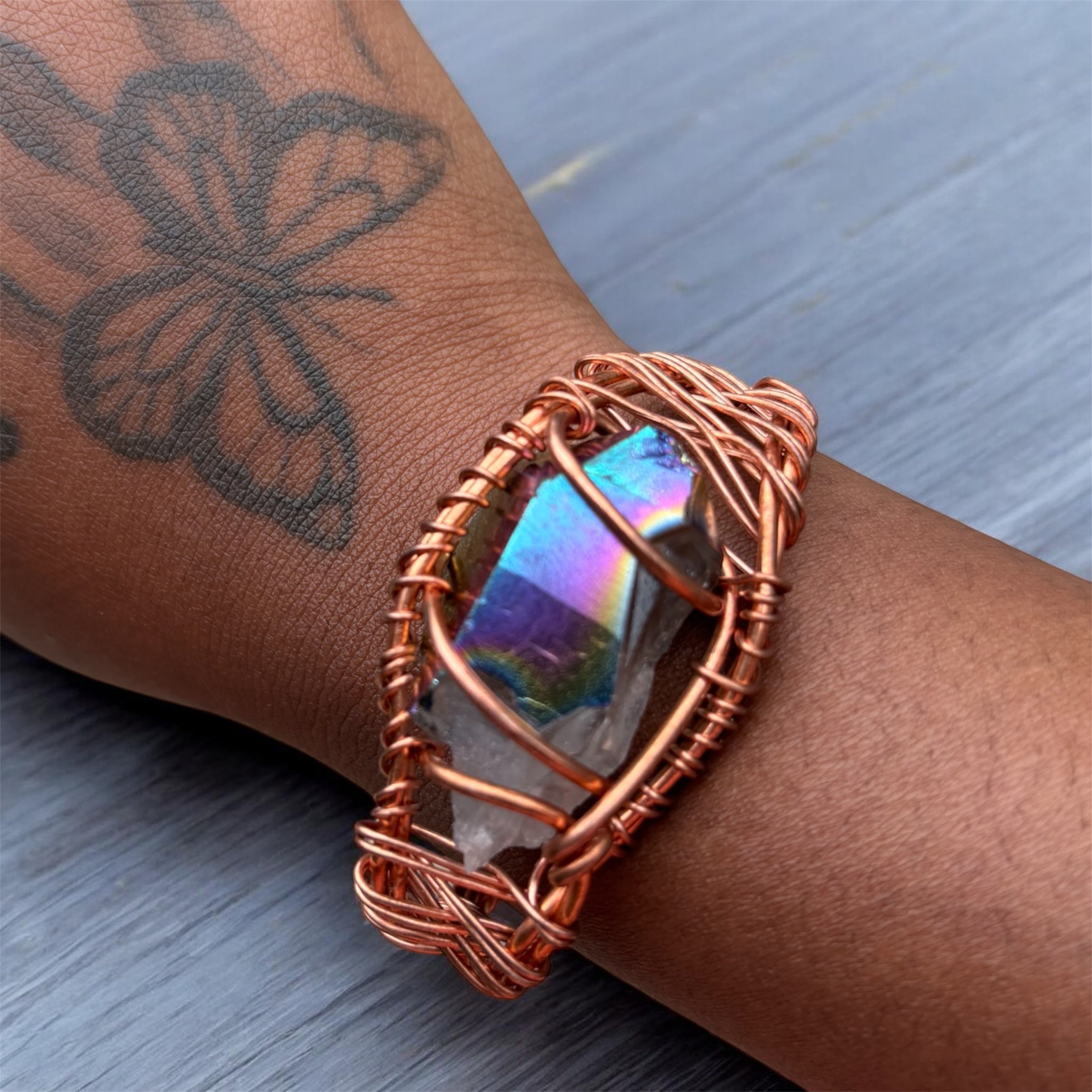 Small Flame Aura Quartz Bracelet (LIMITED EDITION)