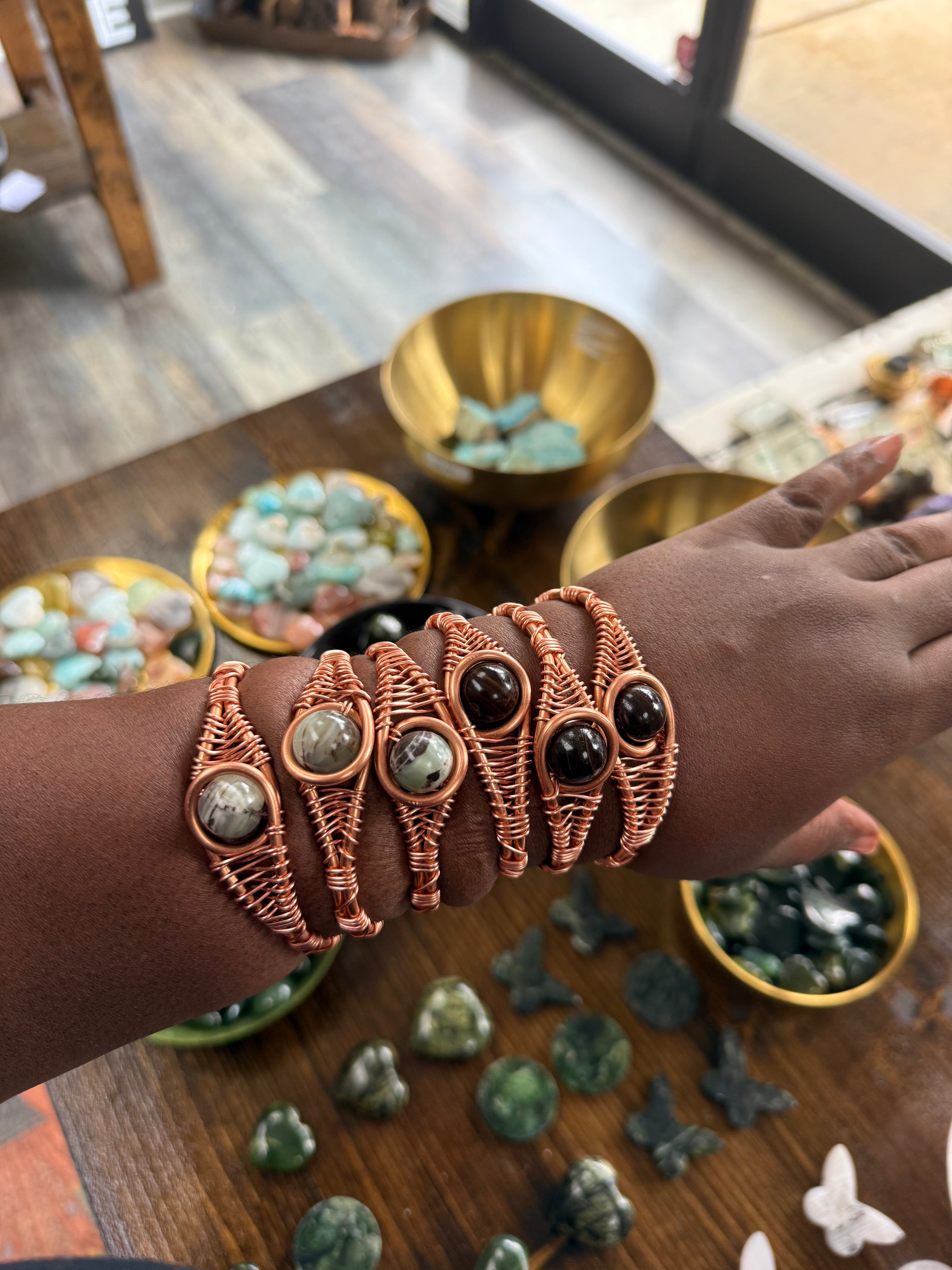 Heritage Weave Bead Cuff