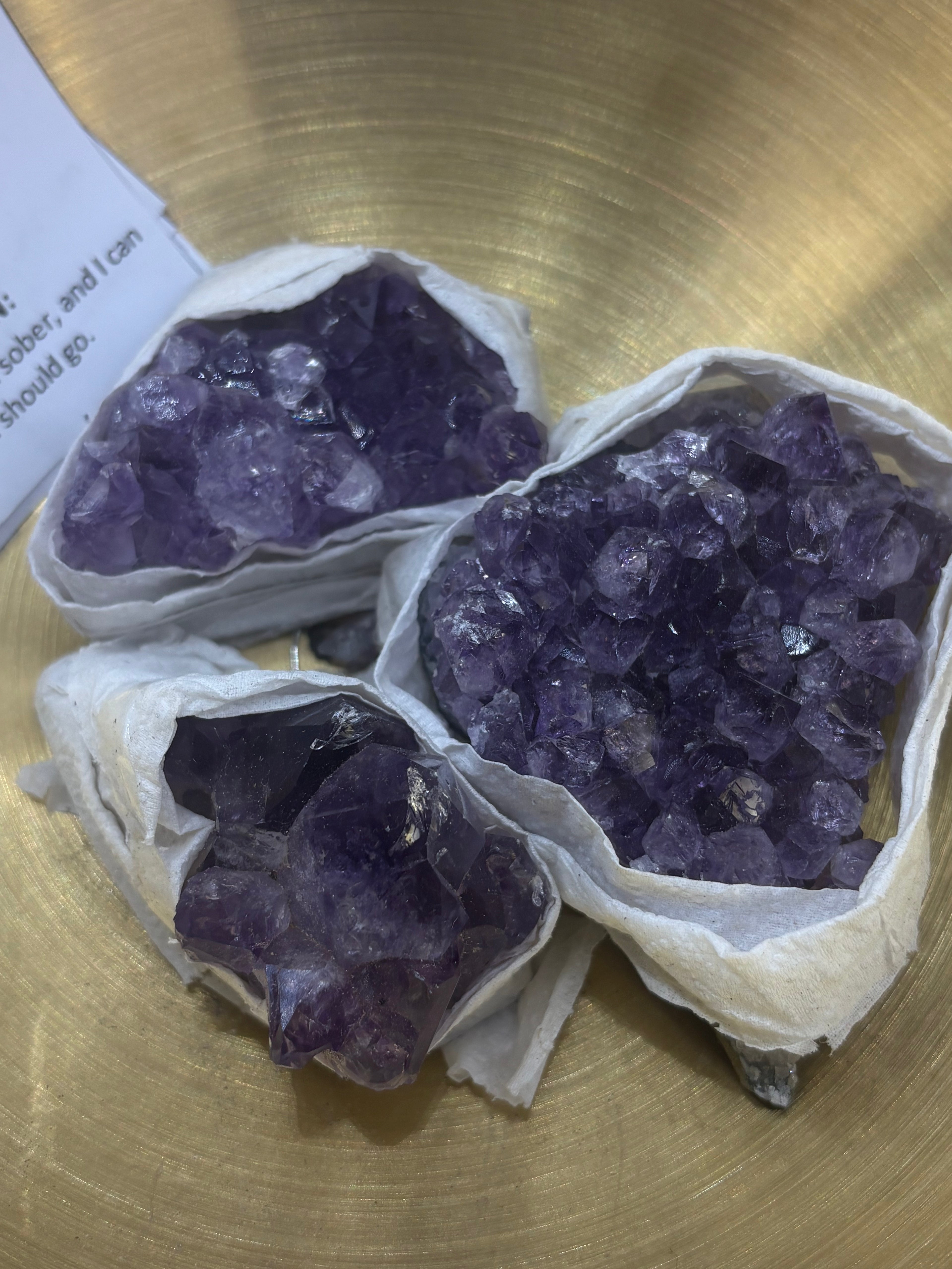 Raw Amethyst Cluster Stones