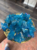 Aqua Aura Quartz Clusters