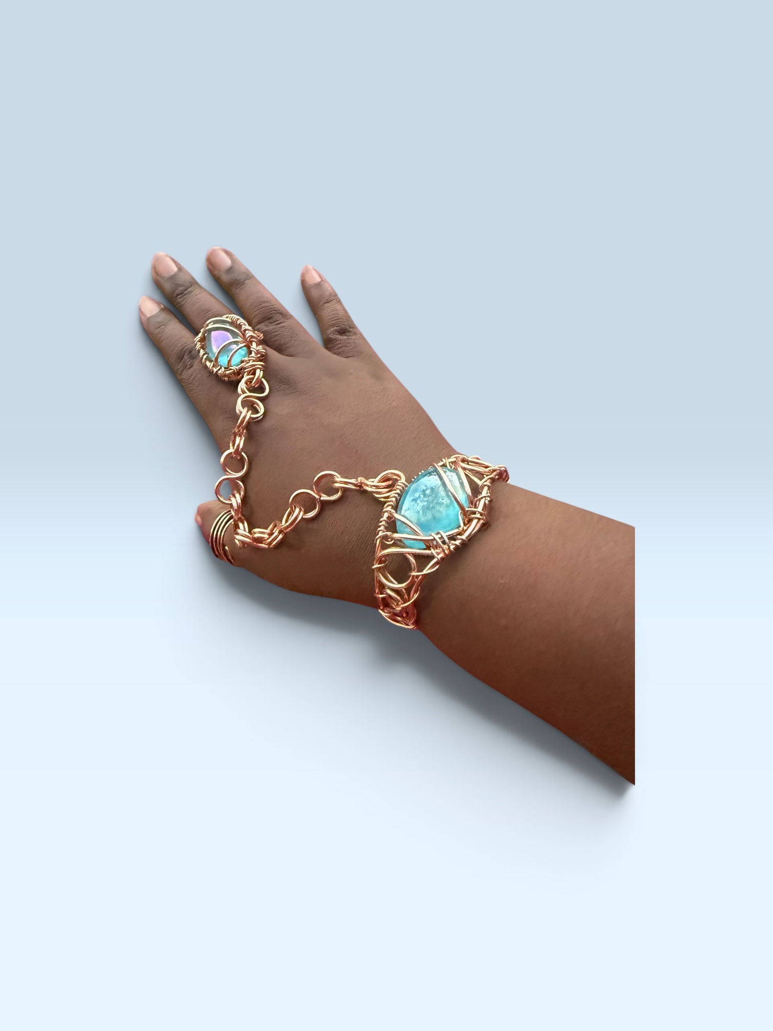 Gemstone Copper Freedom Bracelets