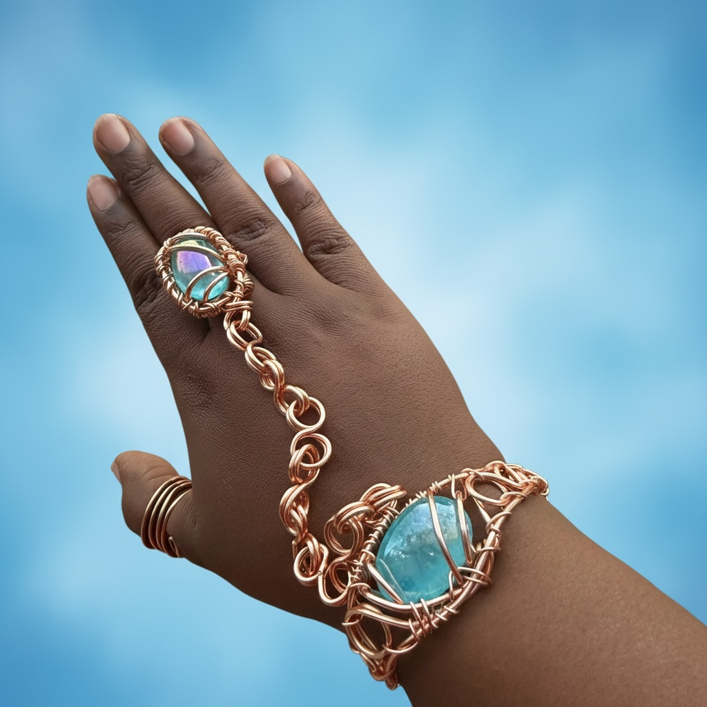 Gemstone Copper Freedom Bracelets