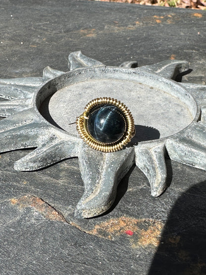 Brass Gemstone Rings
