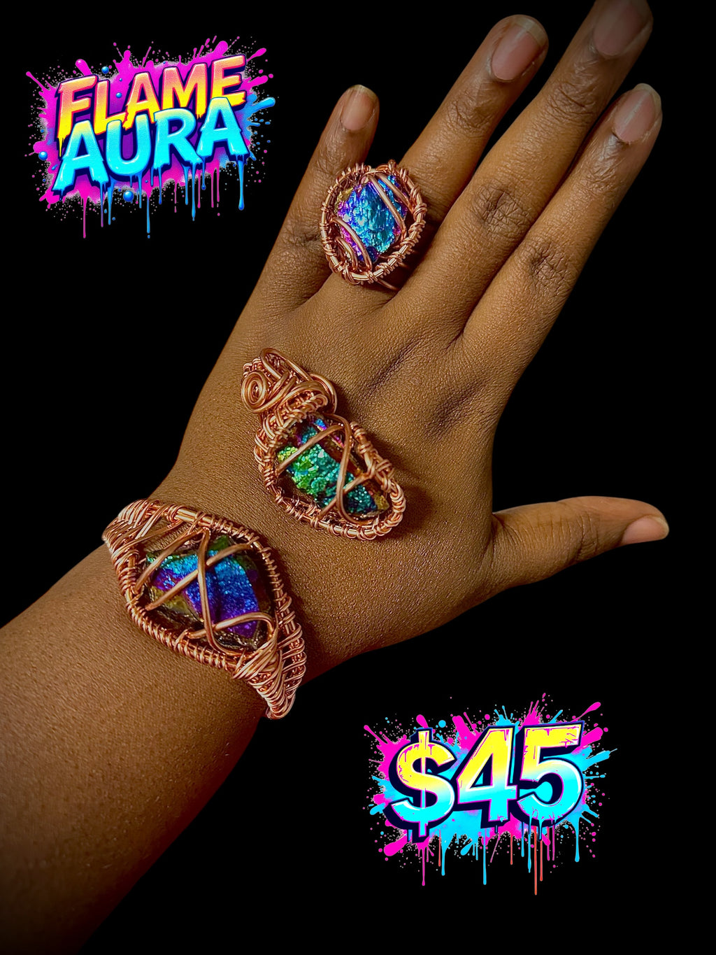 3pc Flame Aura Set