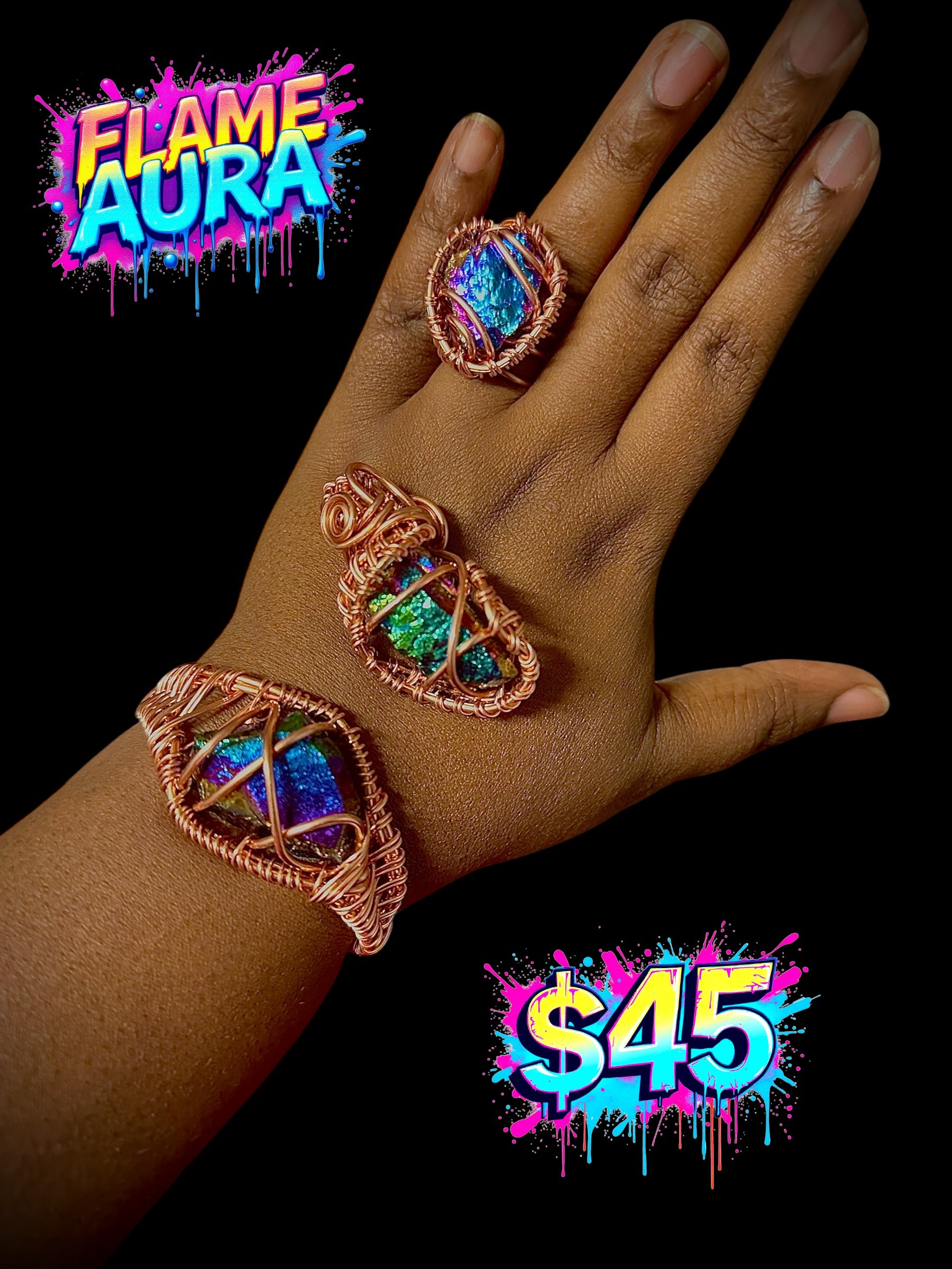 3pc Flame Aura Set