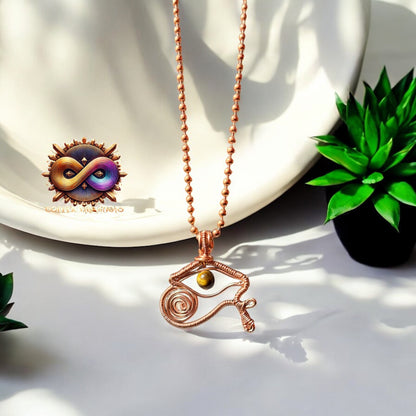 Eye of Ra Necklace 24inch Chain