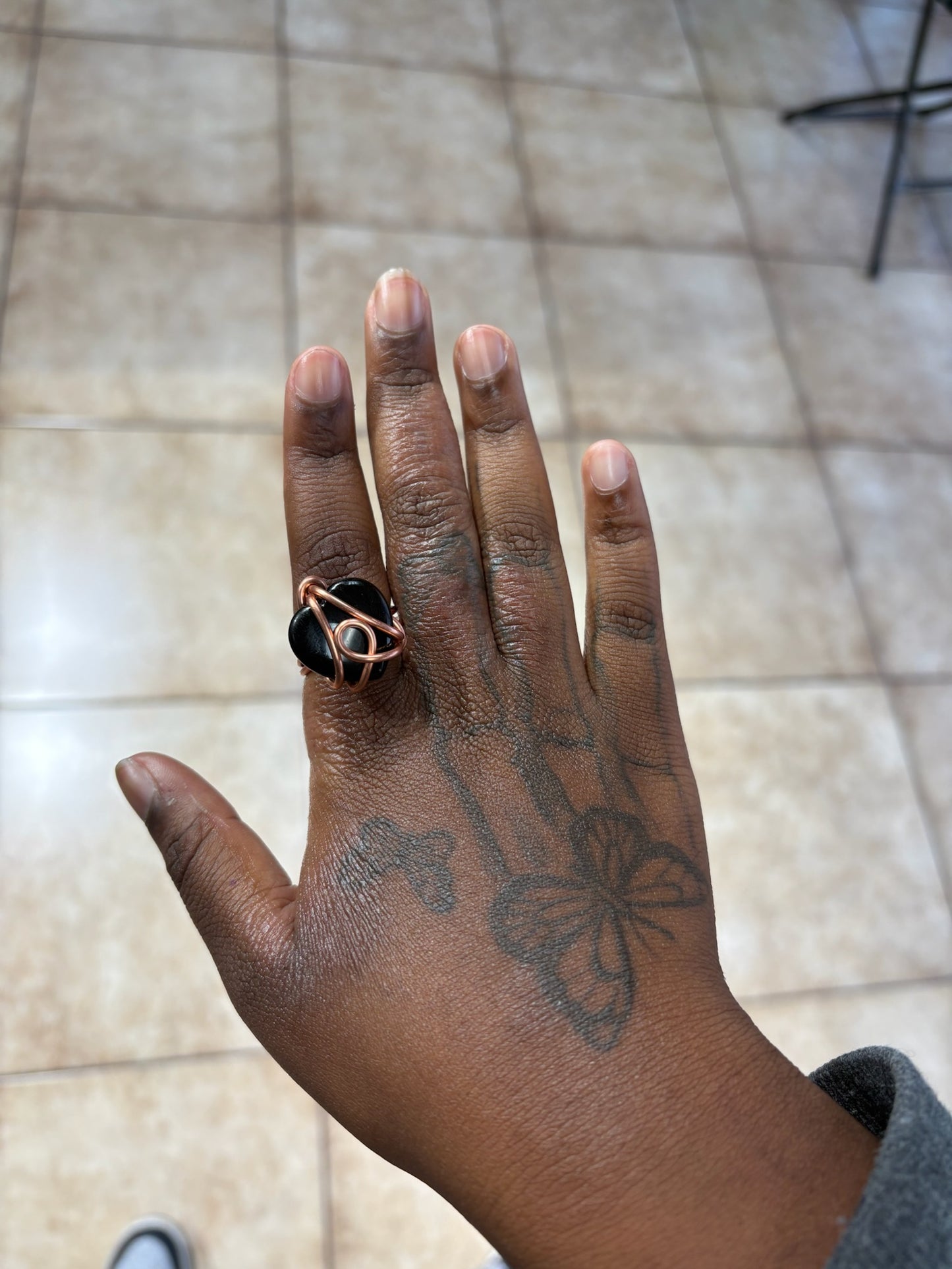 Gemstone Heart Rings