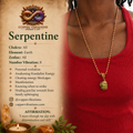 Serpentine Creativity Weave 24” Copper Necklace