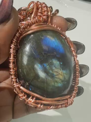 Solid Copper Cuban 24” Necklace w/ Pendant