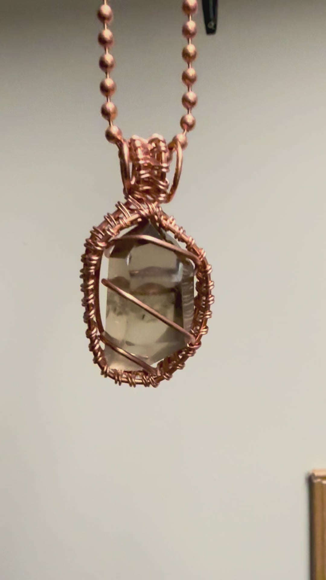 Smoky Quartz Faceted Necklace