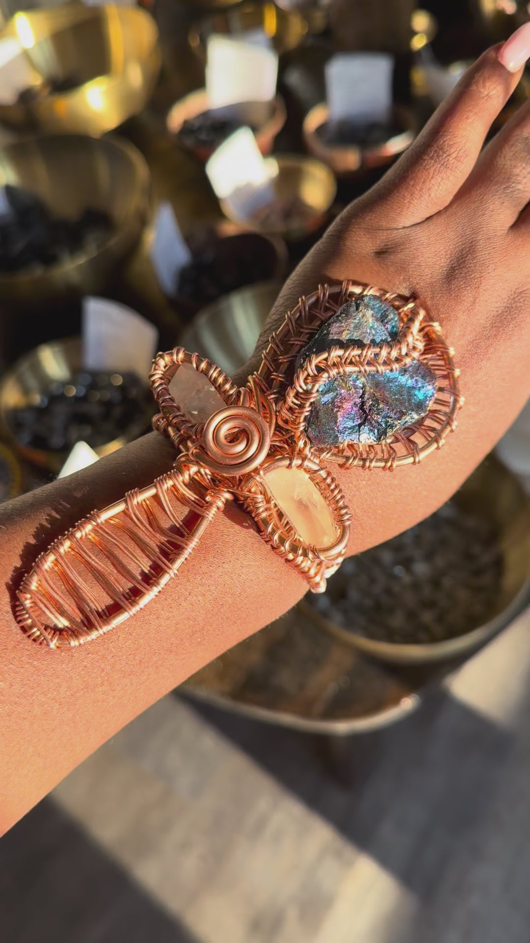 XL Divine Ankh Cuff